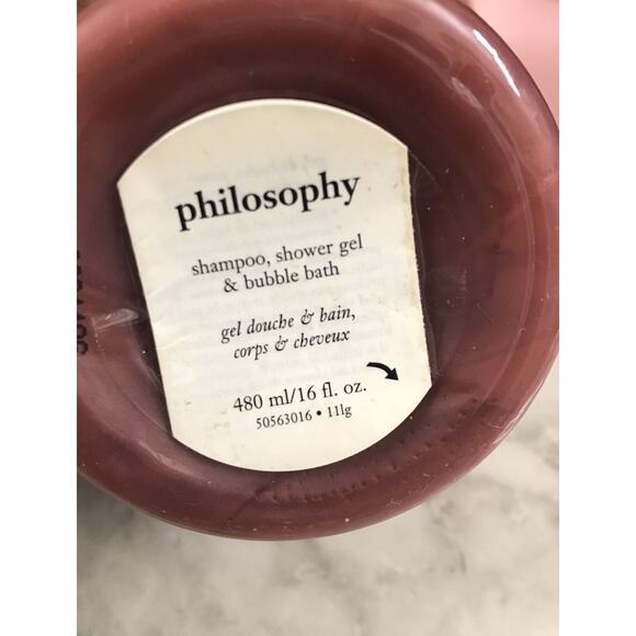 RARE Philosophy Caramel Apple Shower 3-1 SHAMPOO, SHOWE GEL, & BUBBLE BATH NEW - Picture 4 of 6